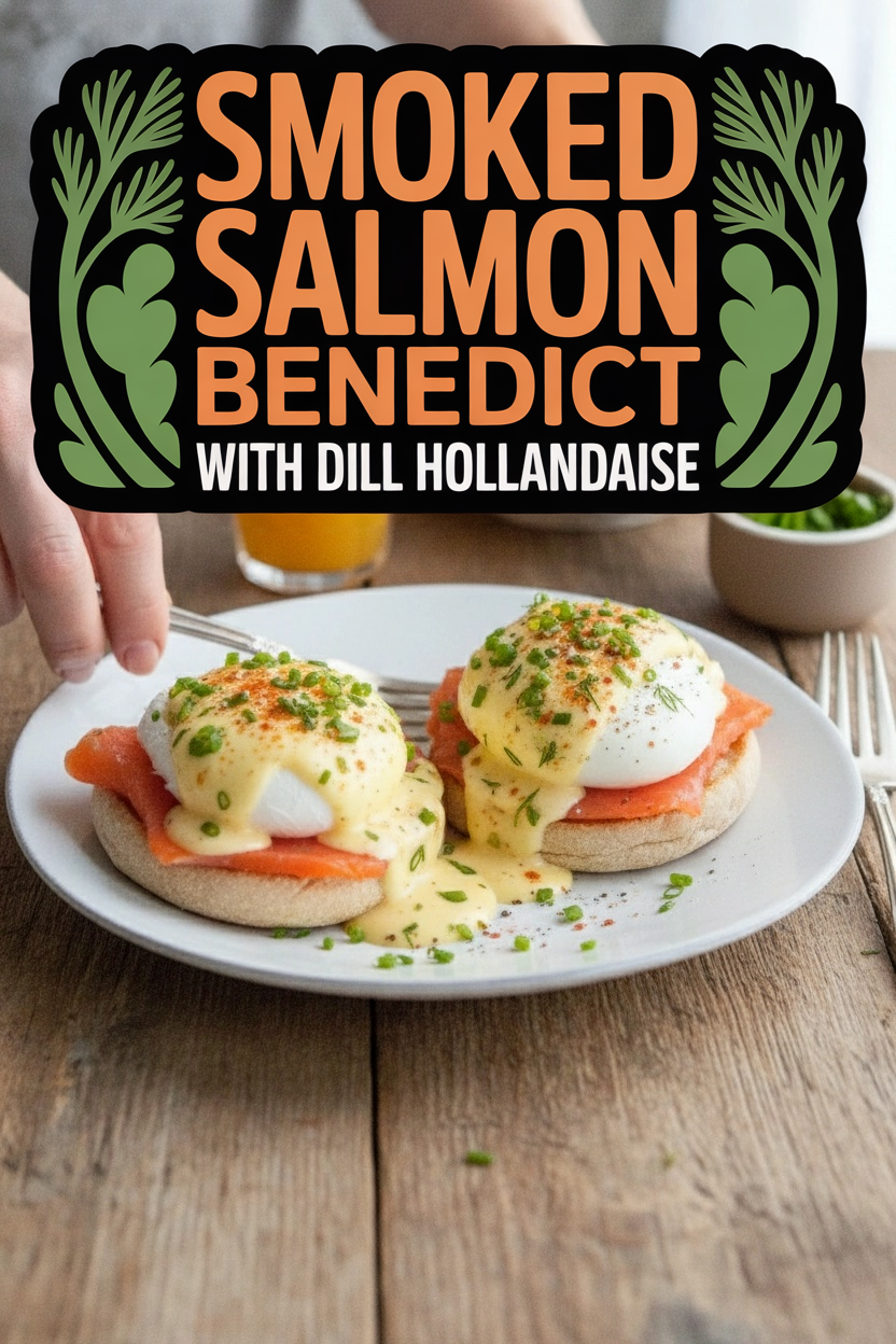 Smoked Salmon Benedict with Dill Hollandaise