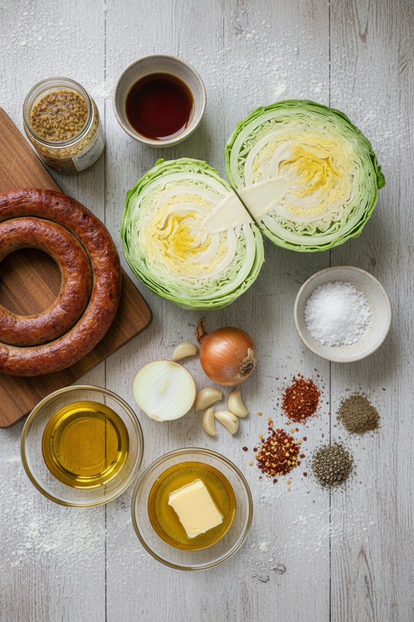Smoked Sausage and Cabbage Skillet Dinner