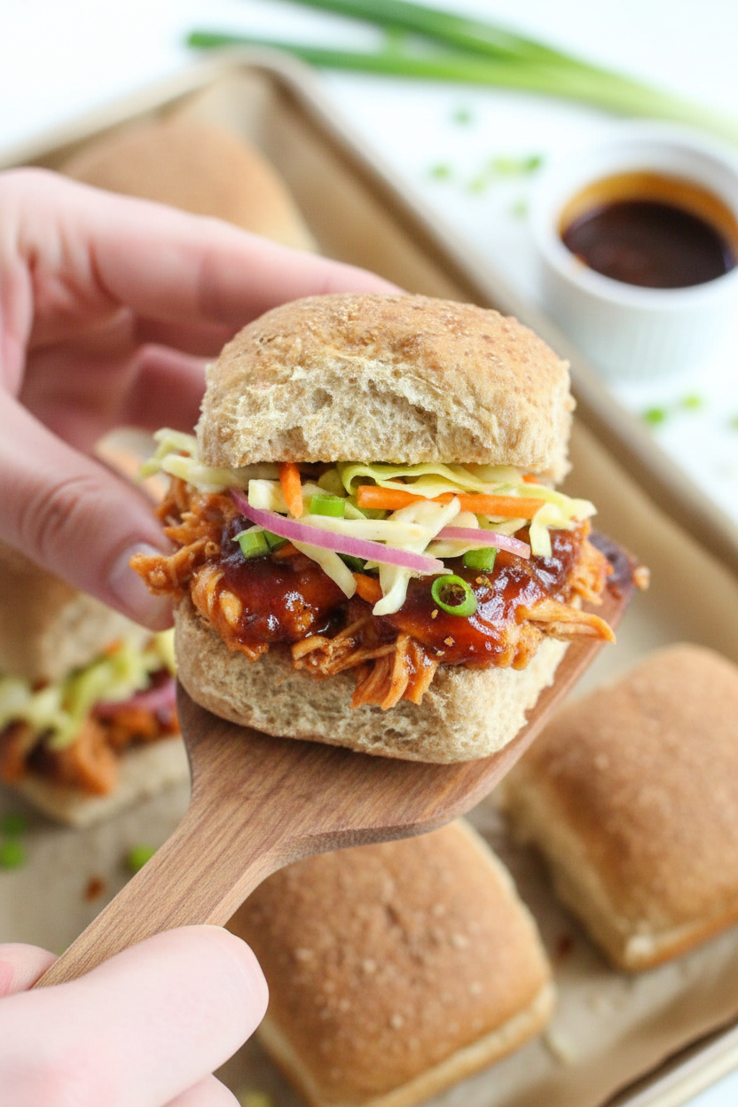 Speedy Smoky Chicken Sliders