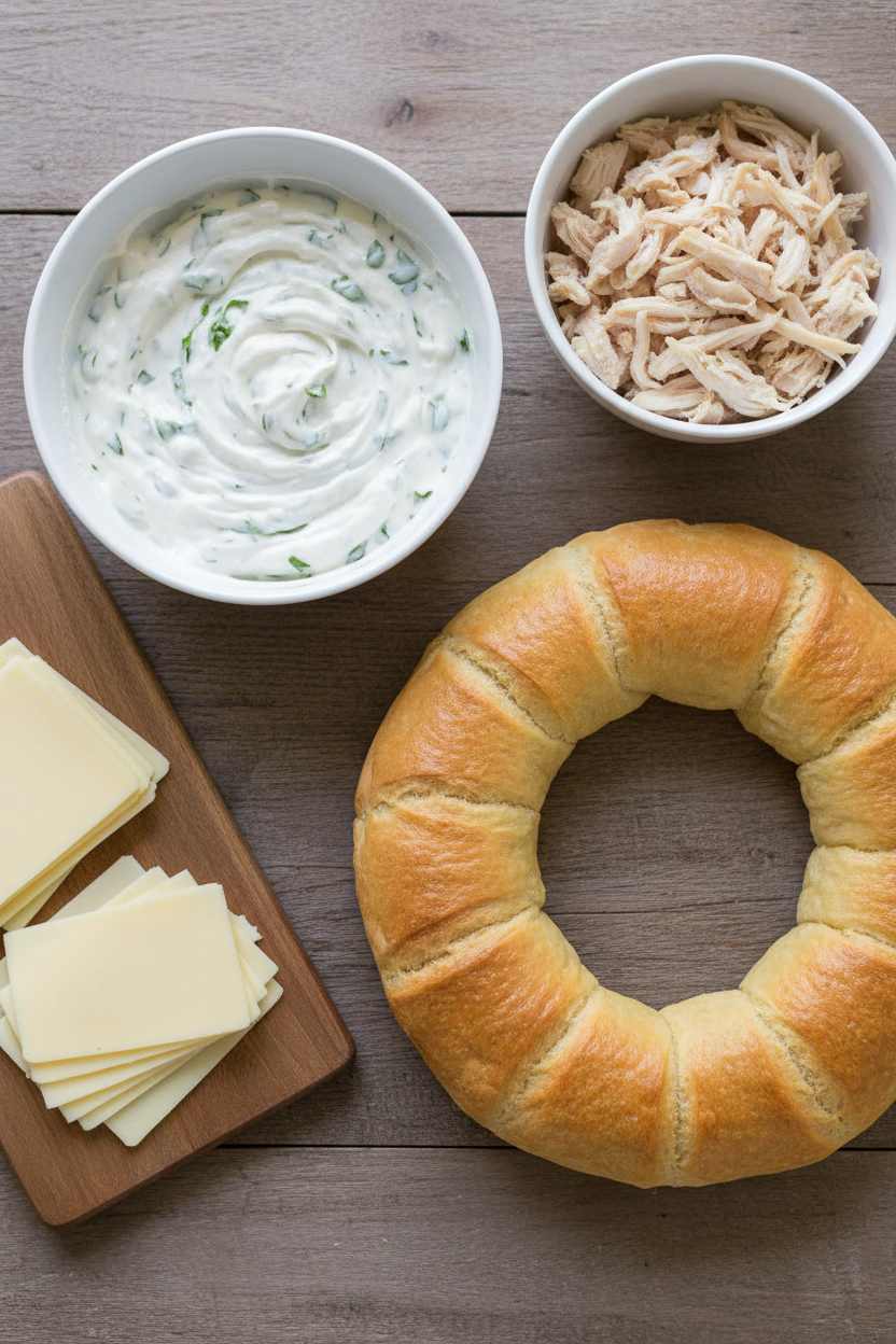 Spinach Artichoke Stuffed Chicken Rolls