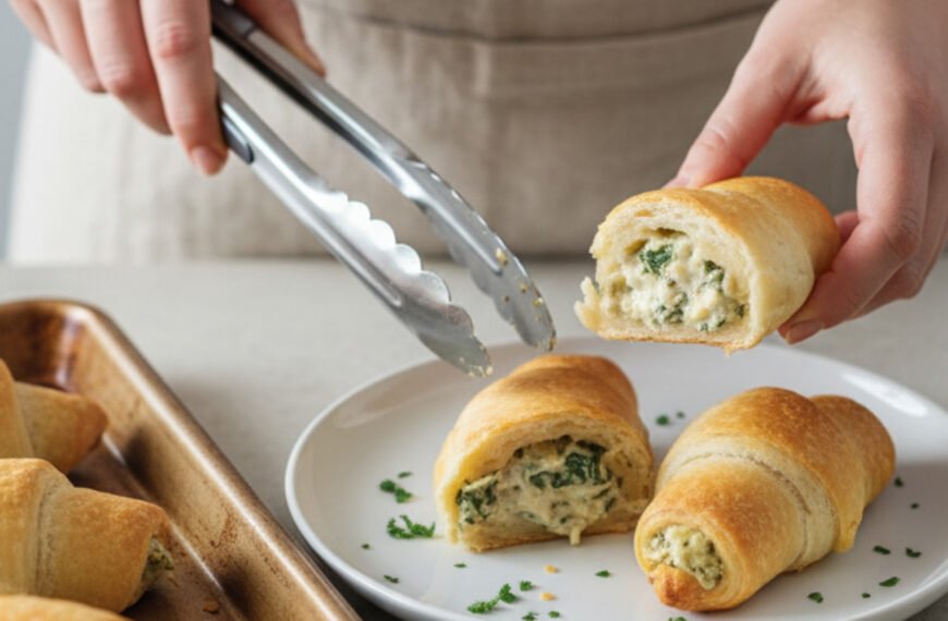 Spinach Artichoke Stuffed Chicken Rolls