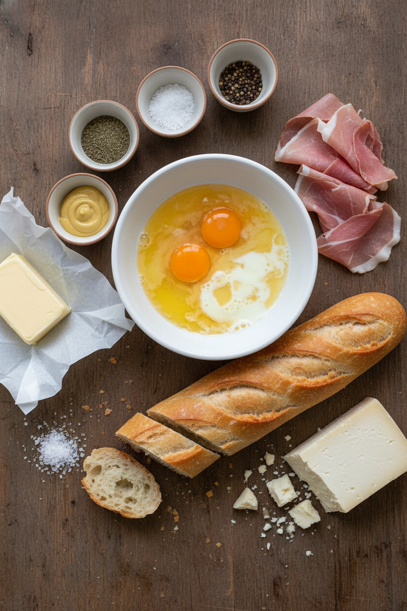 Spring Brunch Bake with Ham and Cheddar