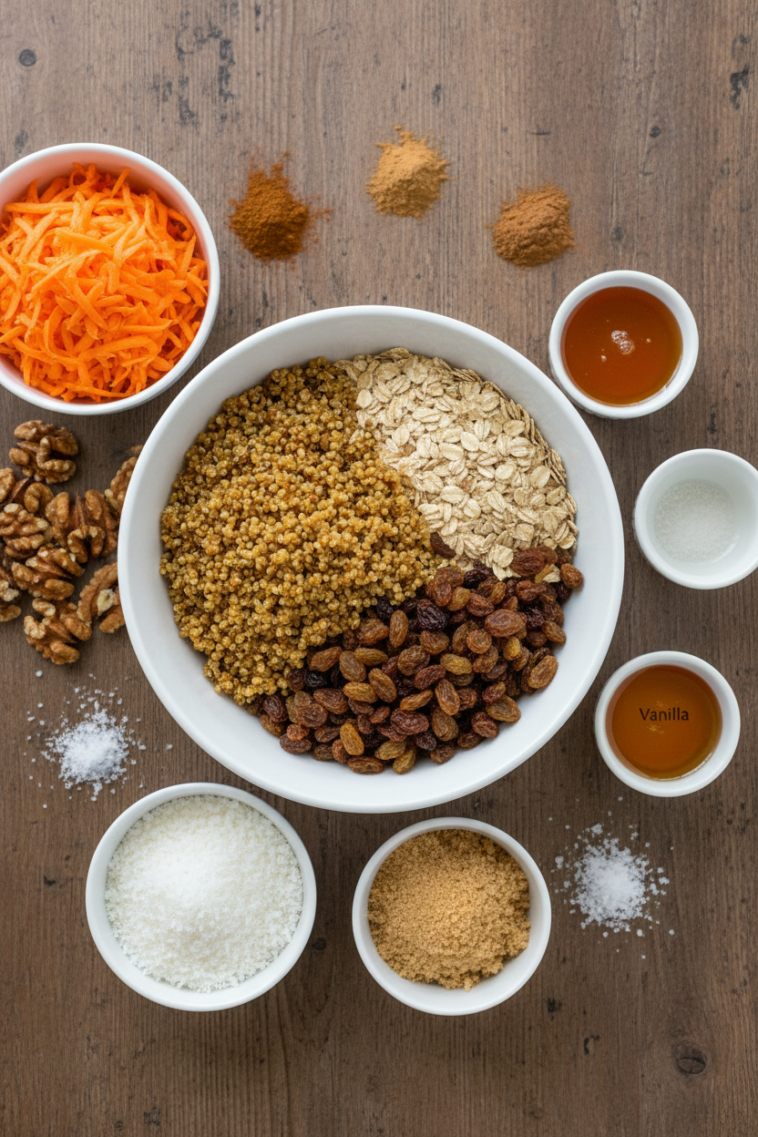 Spring Carrot Cake Granola Breakfast