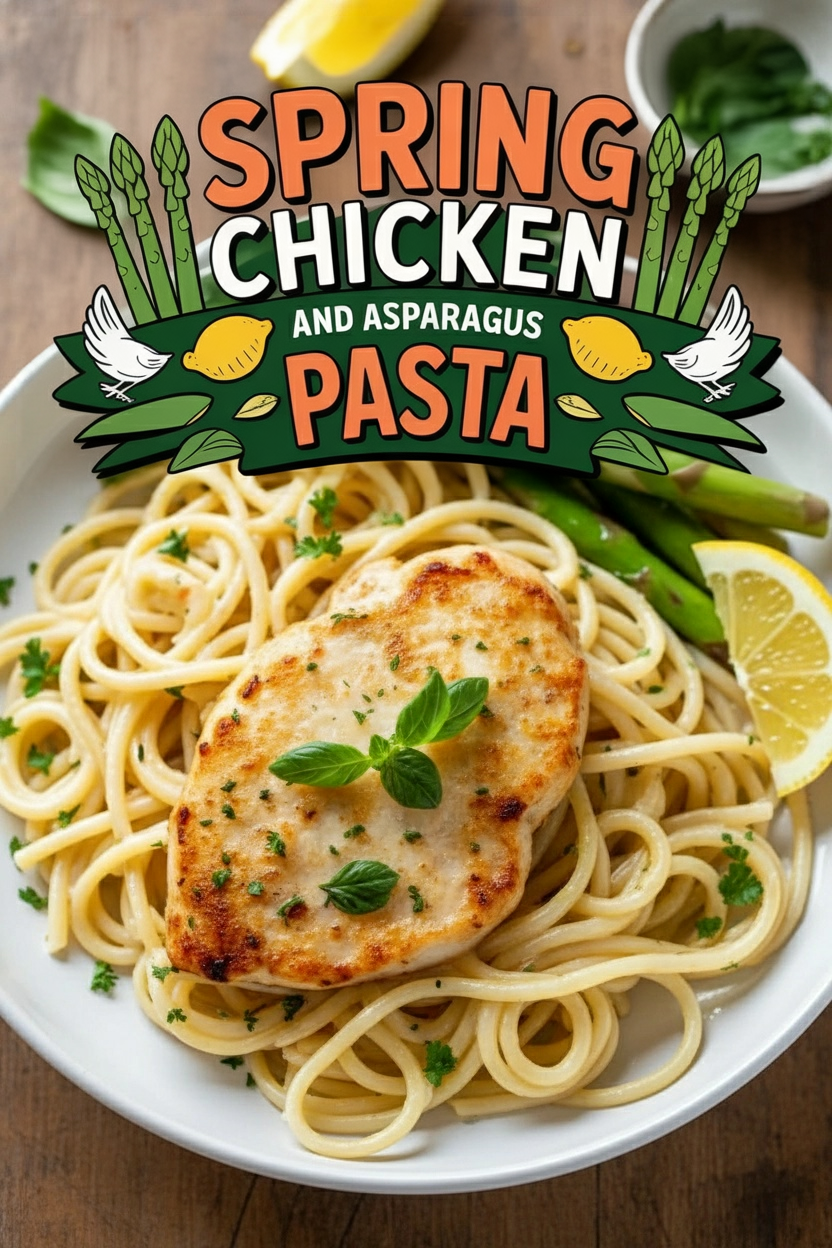 Spring Chicken and Asparagus Pasta
