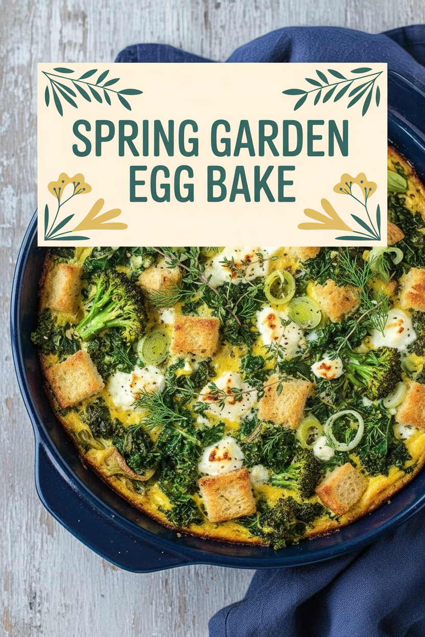 Spring Garden Egg Bake