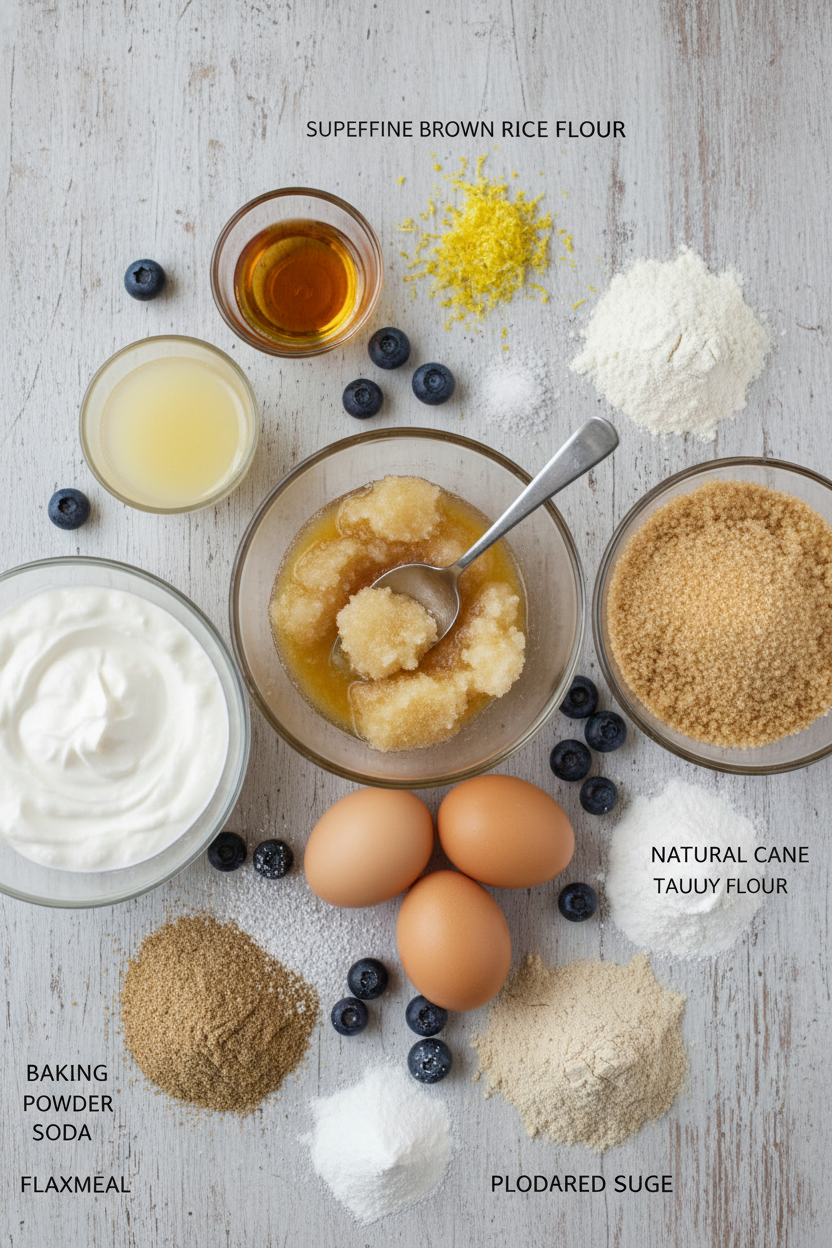 Spring Lemon Blueberry Loaf Cake