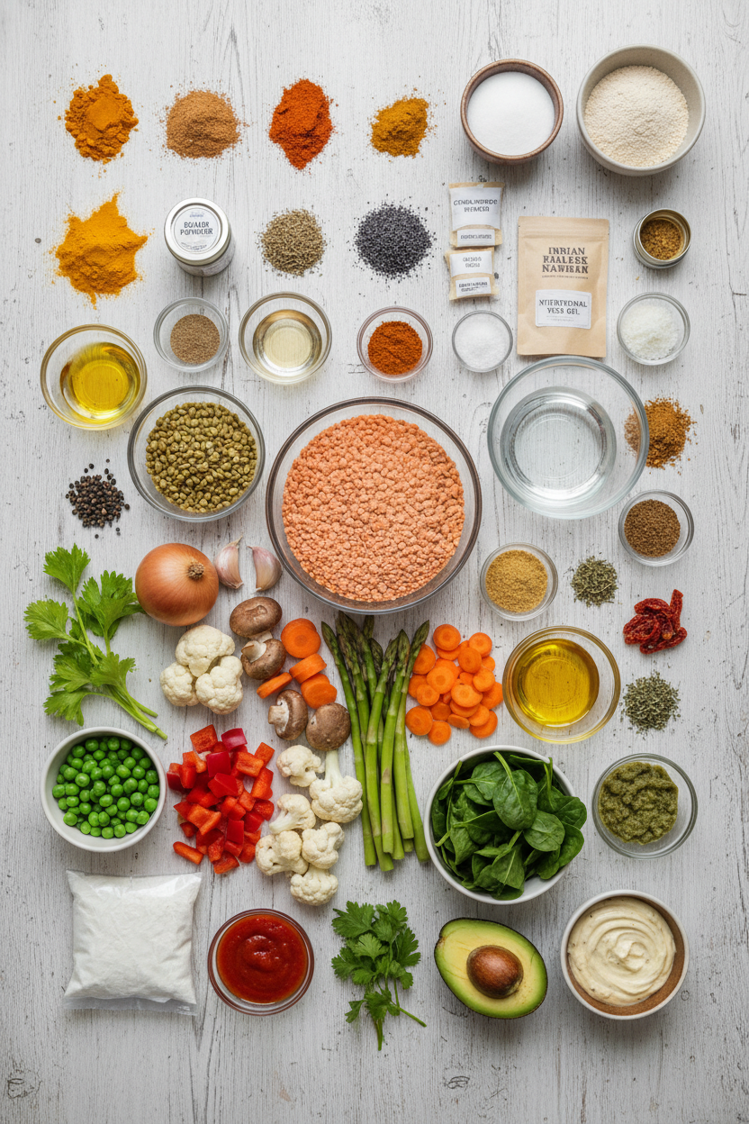 Spring Lentil and Greens Frittata