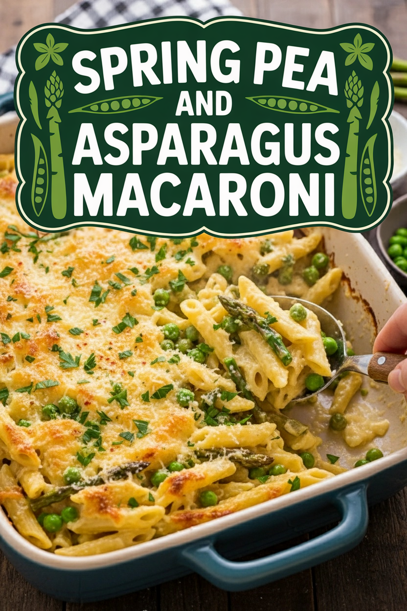 Spring Pea and Asparagus Macaroni