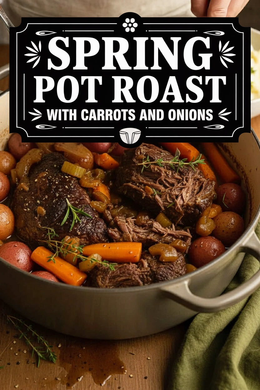 Spring Pot Roast with Carrots and Onions