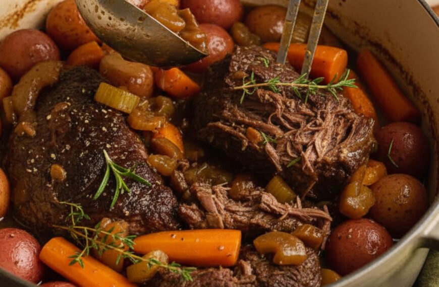 Spring Pot Roast with Carrots and Onions