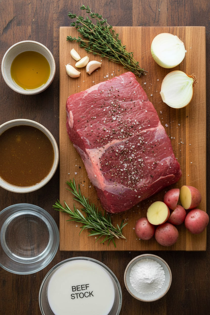 Spring Pot Roast with Honey Glazed Carrots