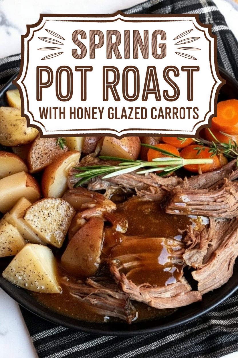 Spring Pot Roast with Honey Glazed Carrots