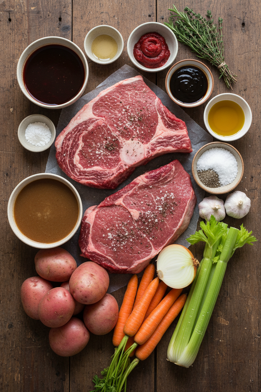 Springtime Braised Beef with Vegetables