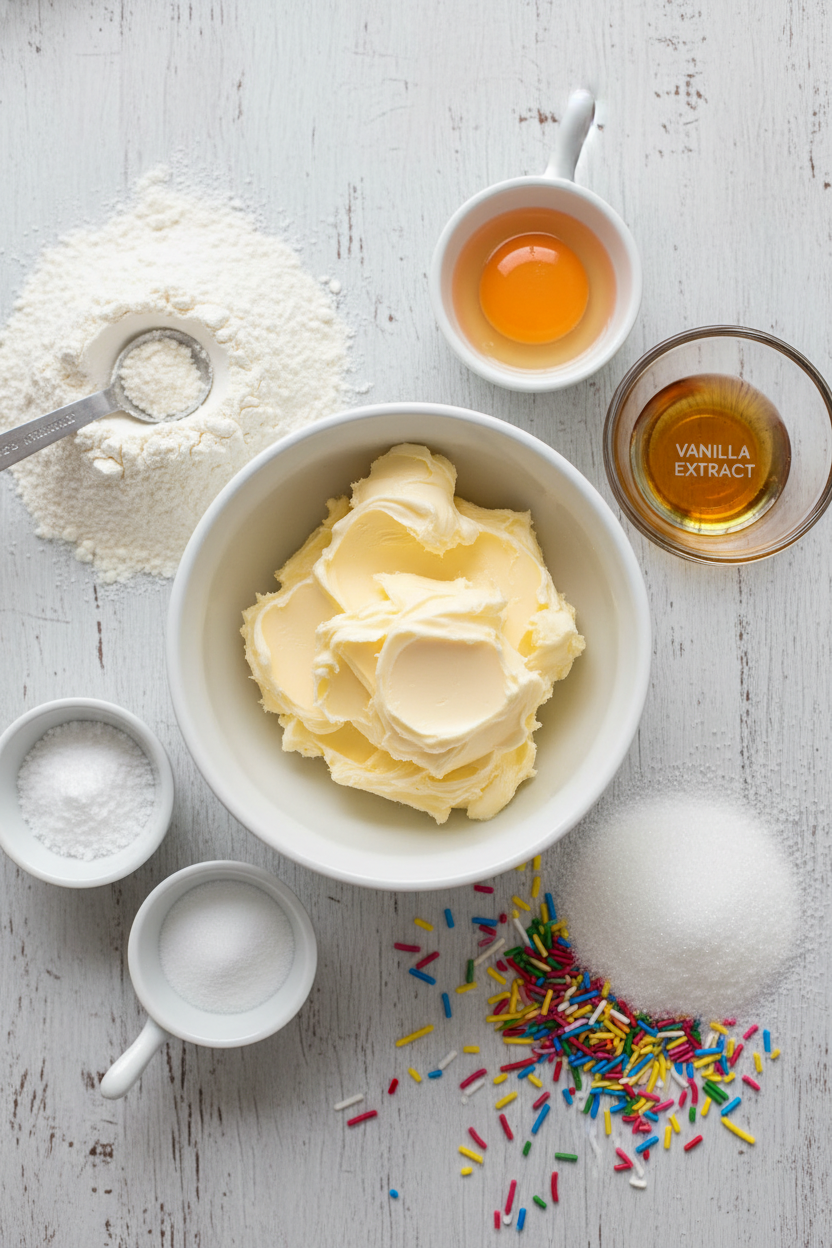 Springtime Chewy Sugar Cookie Delights