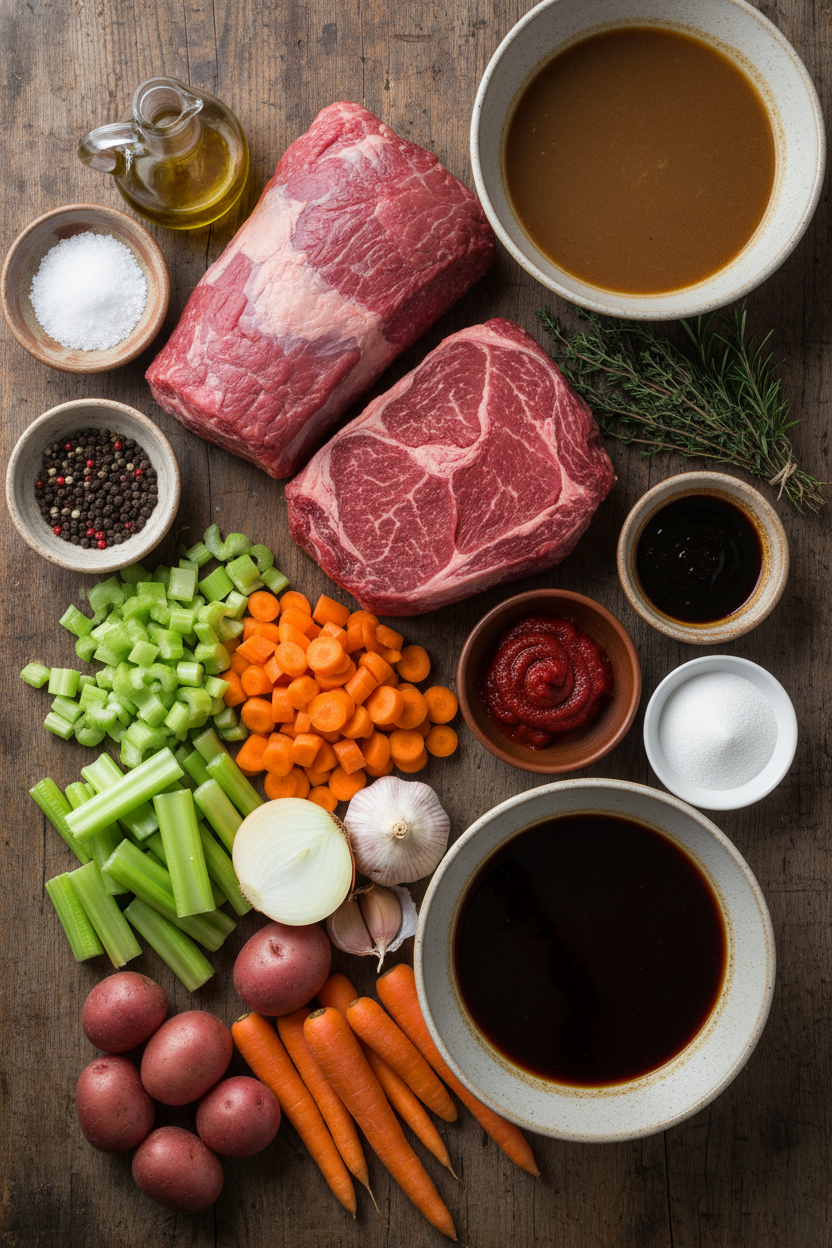 Springtime Pot Roast with Carrots and Onions
