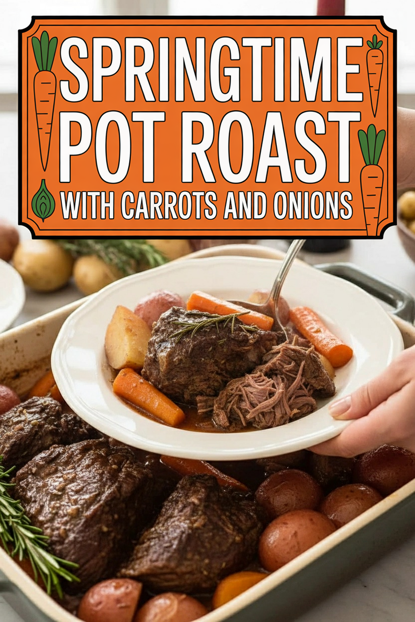 Springtime Pot Roast with Carrots and Onions