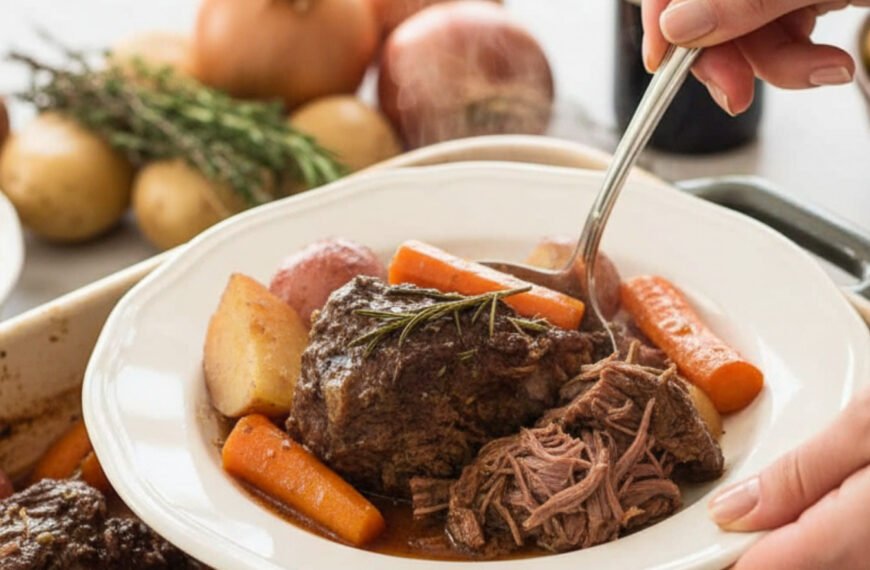 Springtime Pot Roast with Carrots and Onions