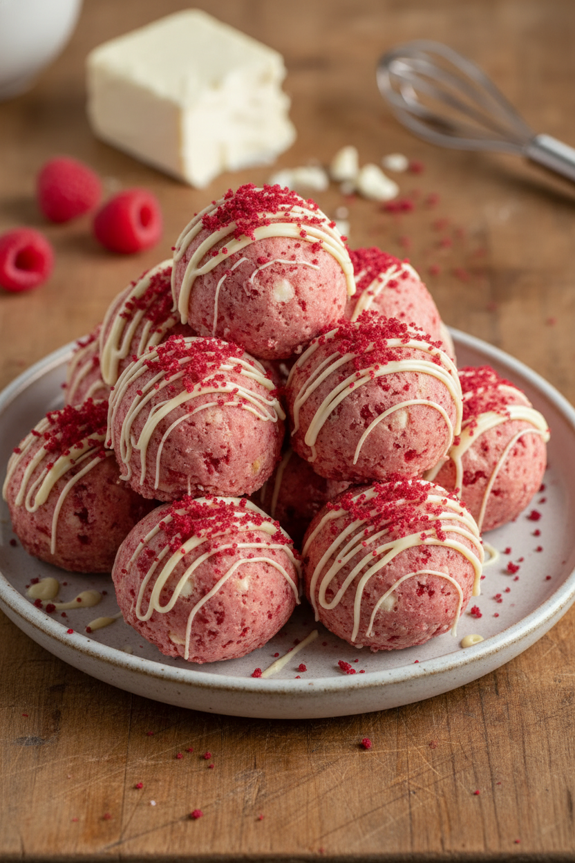 Strawberry Cake Truffles A Sweet Bakers Creation