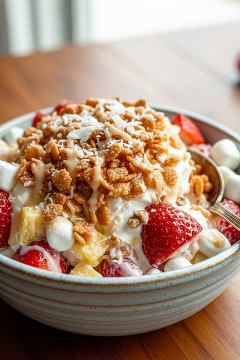 Strawberry Crackle Salad A Sweet Summer Delight