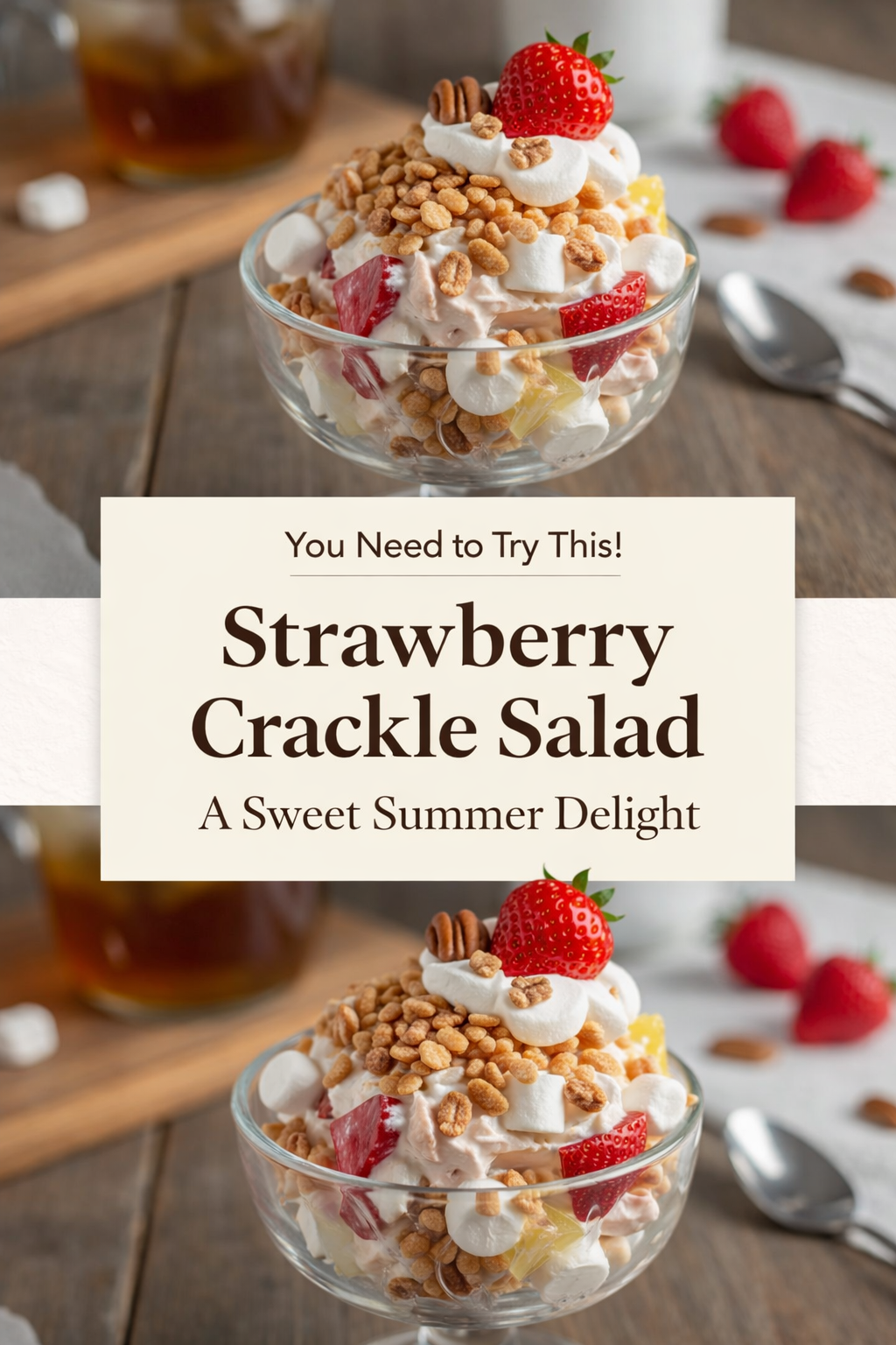 Strawberry Crackle Salad A Sweet Summer Delight