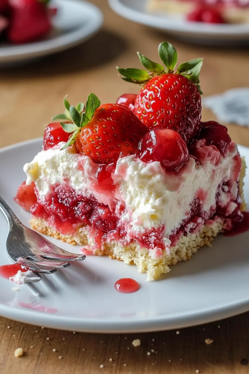 Strawberry Cream Cheese White Chocolate Cake