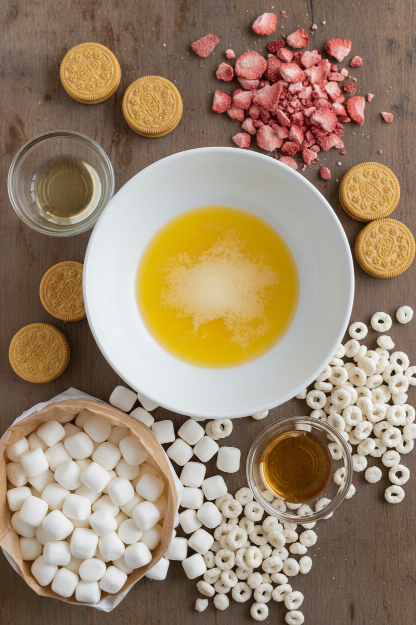 Strawberry Crunch Rice Krispie Treats Recipe