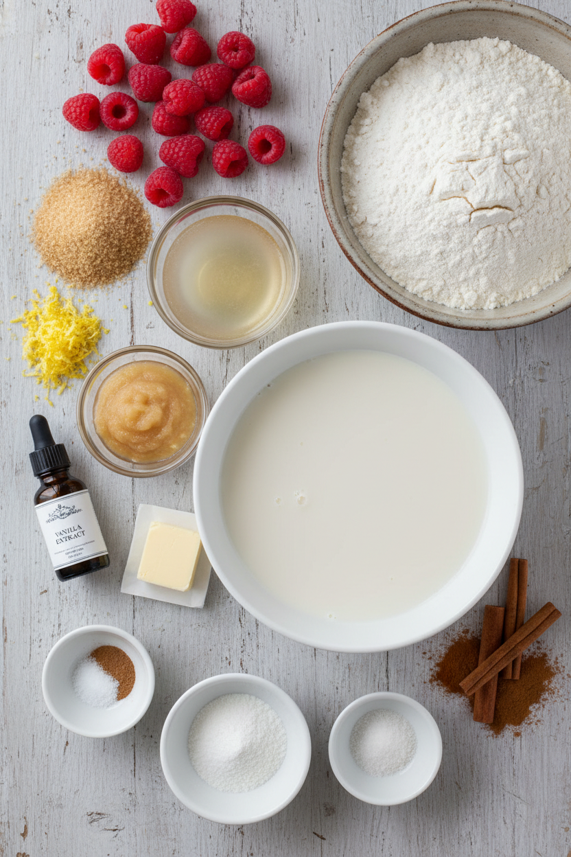 Sunrise Lemon Raspberry Muffins