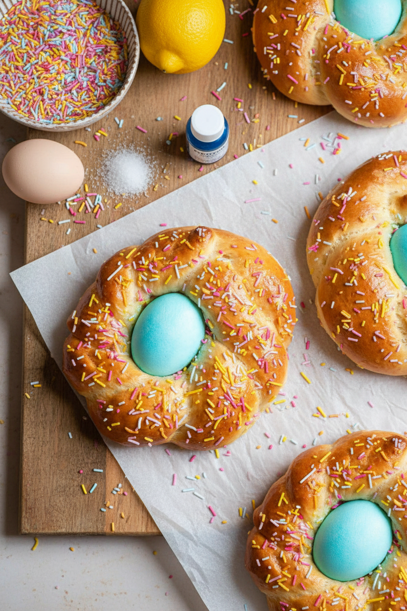 Sweet Braided Easter Bread