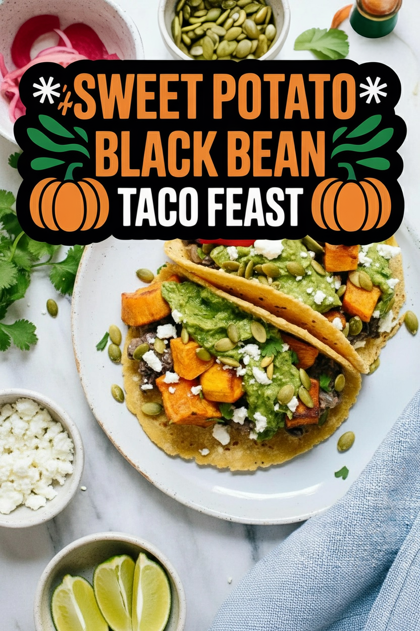 Sweet Potato Black Bean Taco Feast
