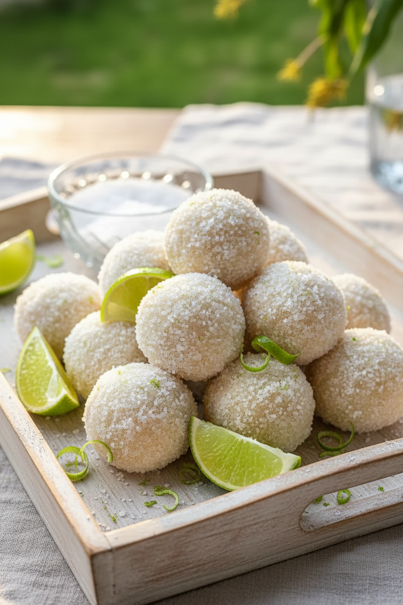 Tequila Lime Cookie Bites