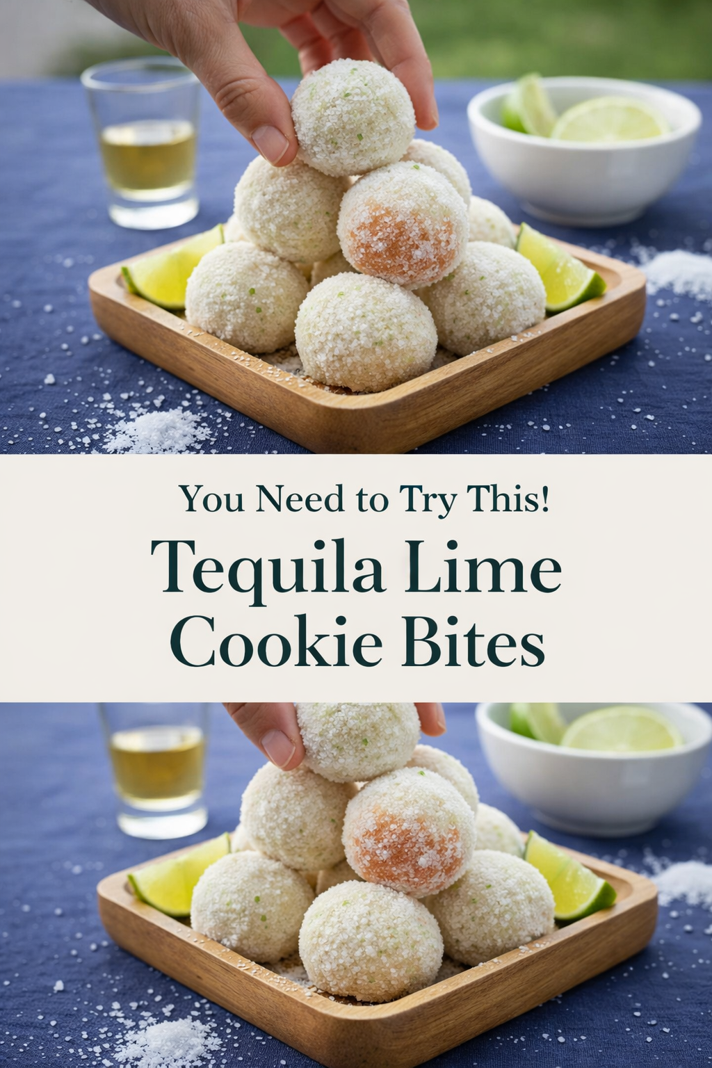 Tequila Lime Cookie Bites