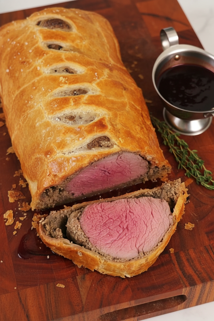 Timeless Beef Wellington with Mushroom Duxelles