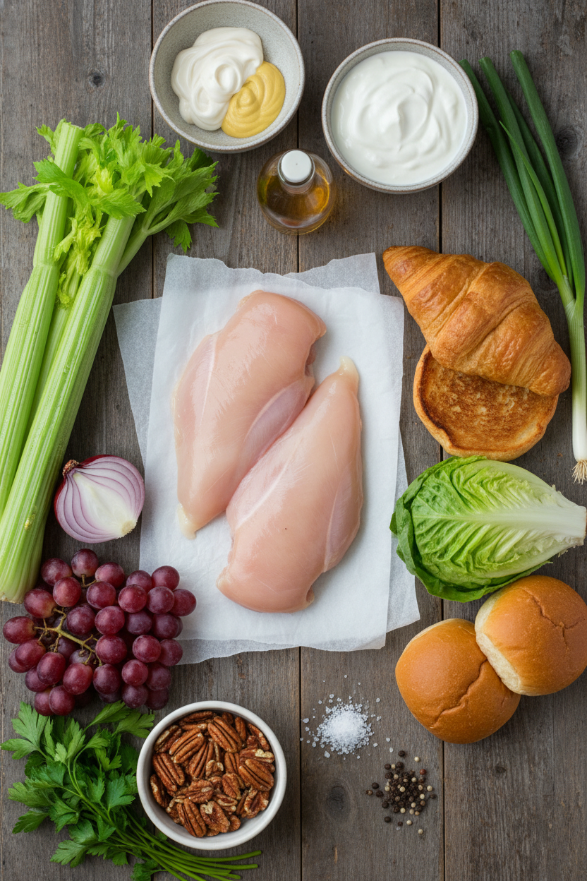 Toasted Pecan and Grape Chicken Salad