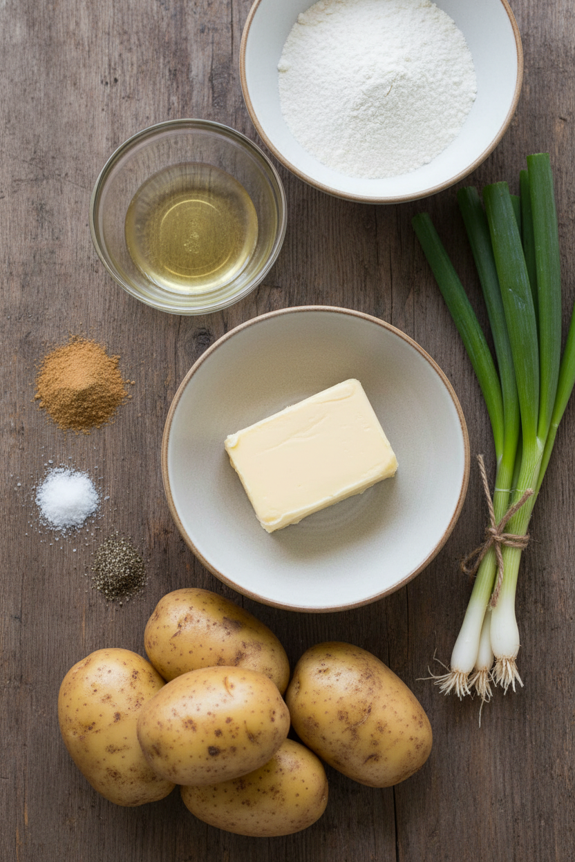 Traditional Potato Farls Morning Fry