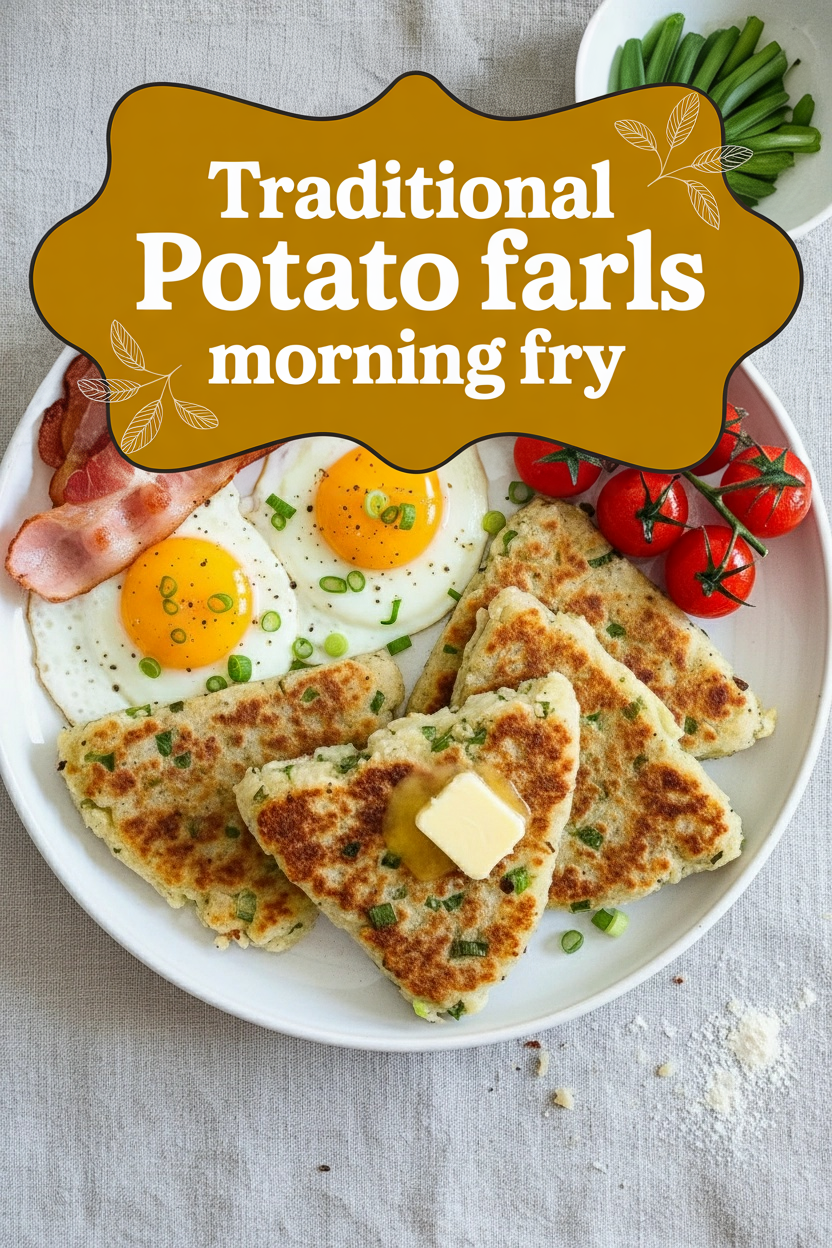 Traditional Potato Farls Morning Fry