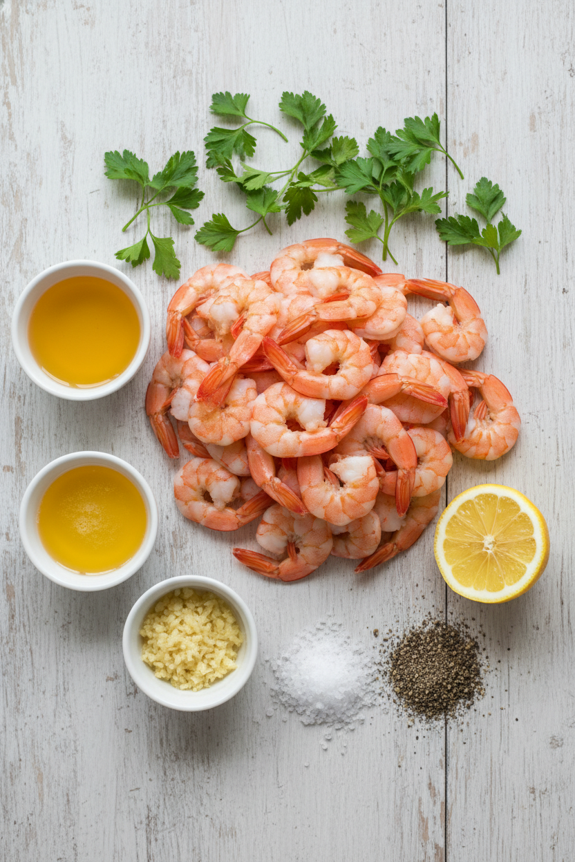 Twenty Minute Garlic Butter Shrimp