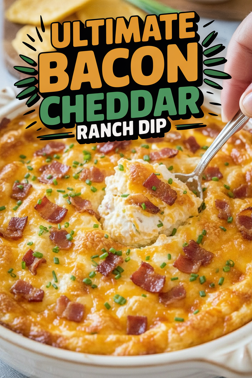 Ultimate Bacon Cheddar Ranch Dip