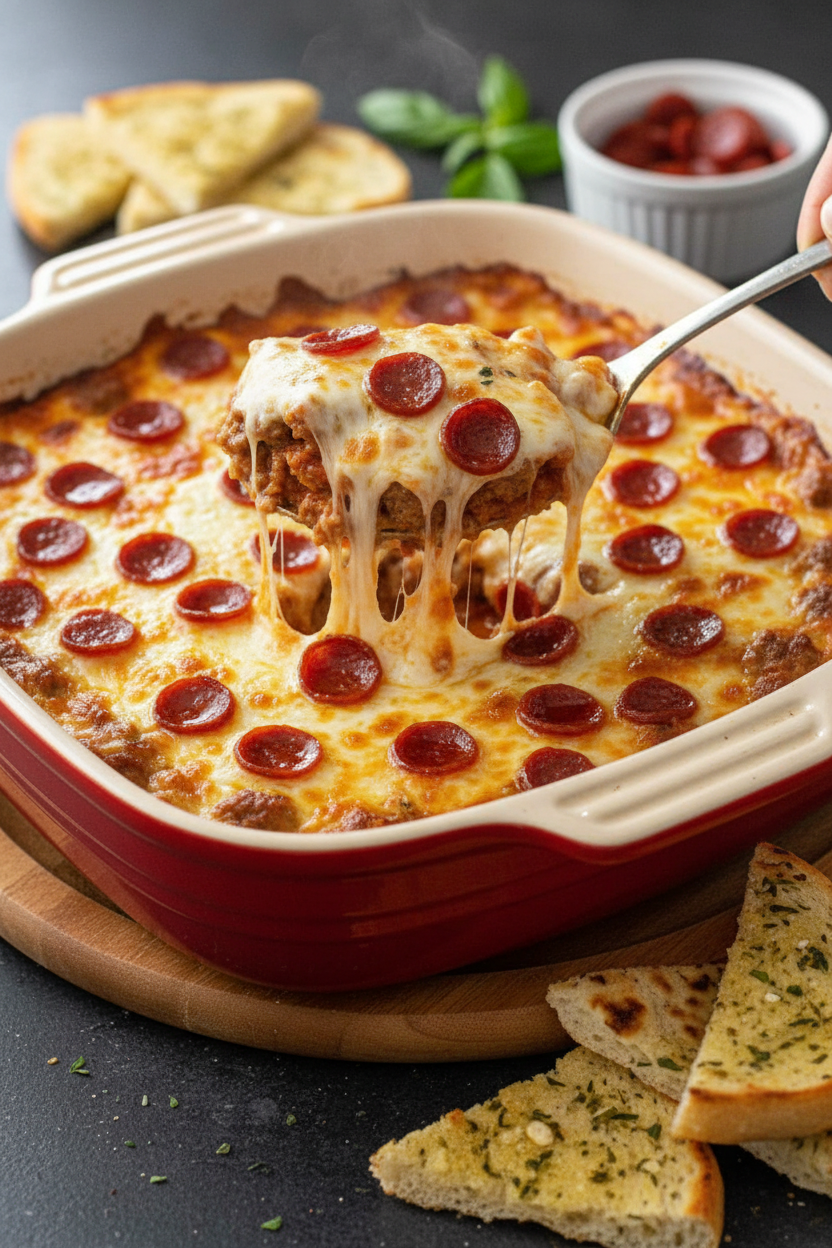 Ultimate Baked Pizza Dip Recipe