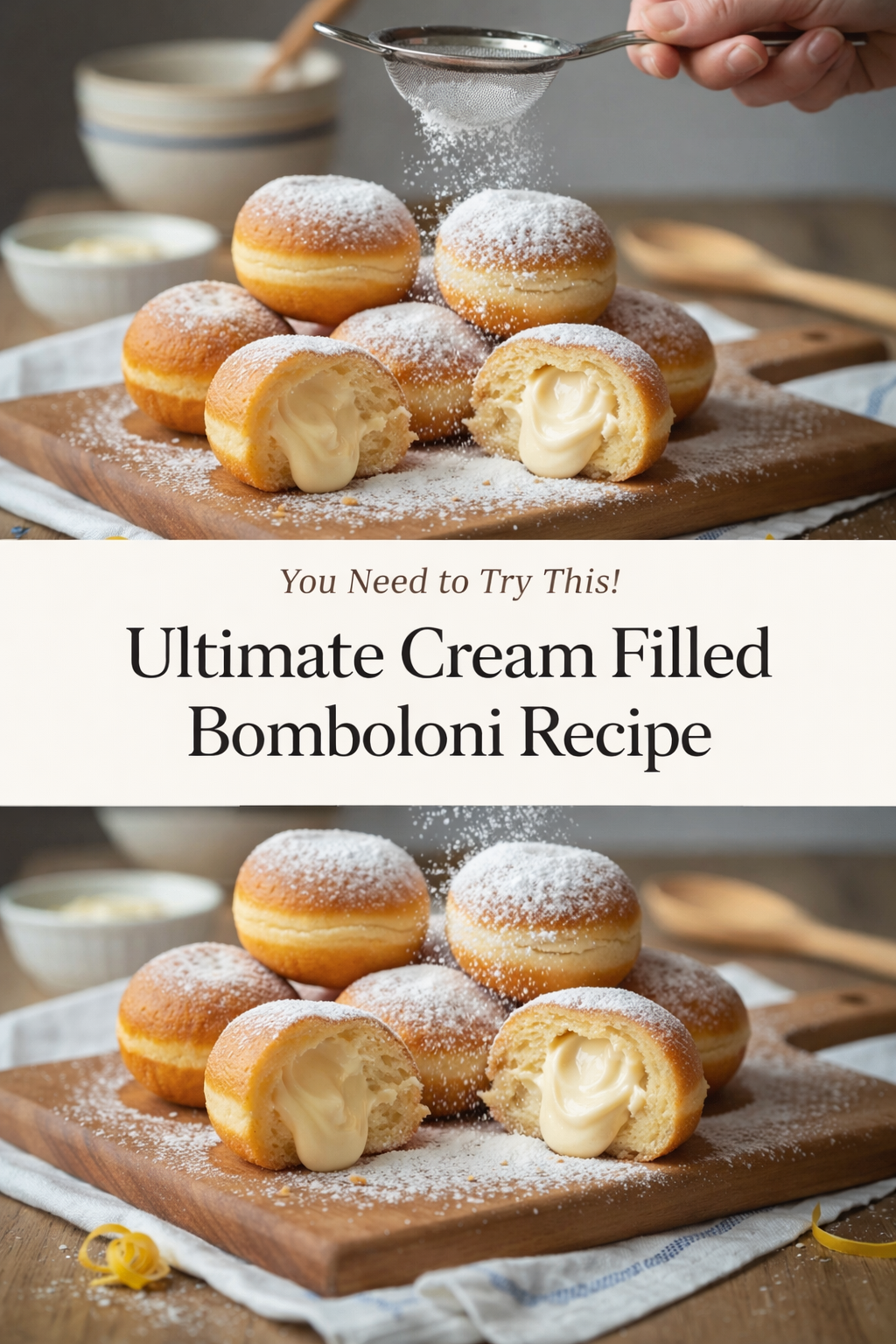 Ultimate Cream Filled Bomboloni Recipe
