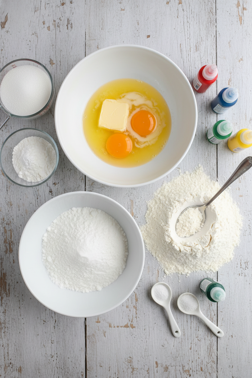 Vibrant Springtime Crinkle Cookies