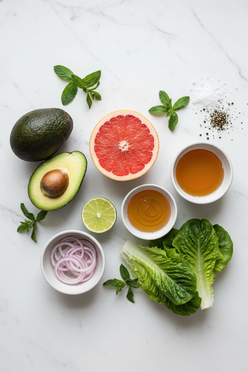 Zesty Avocado Grapefruit Salad