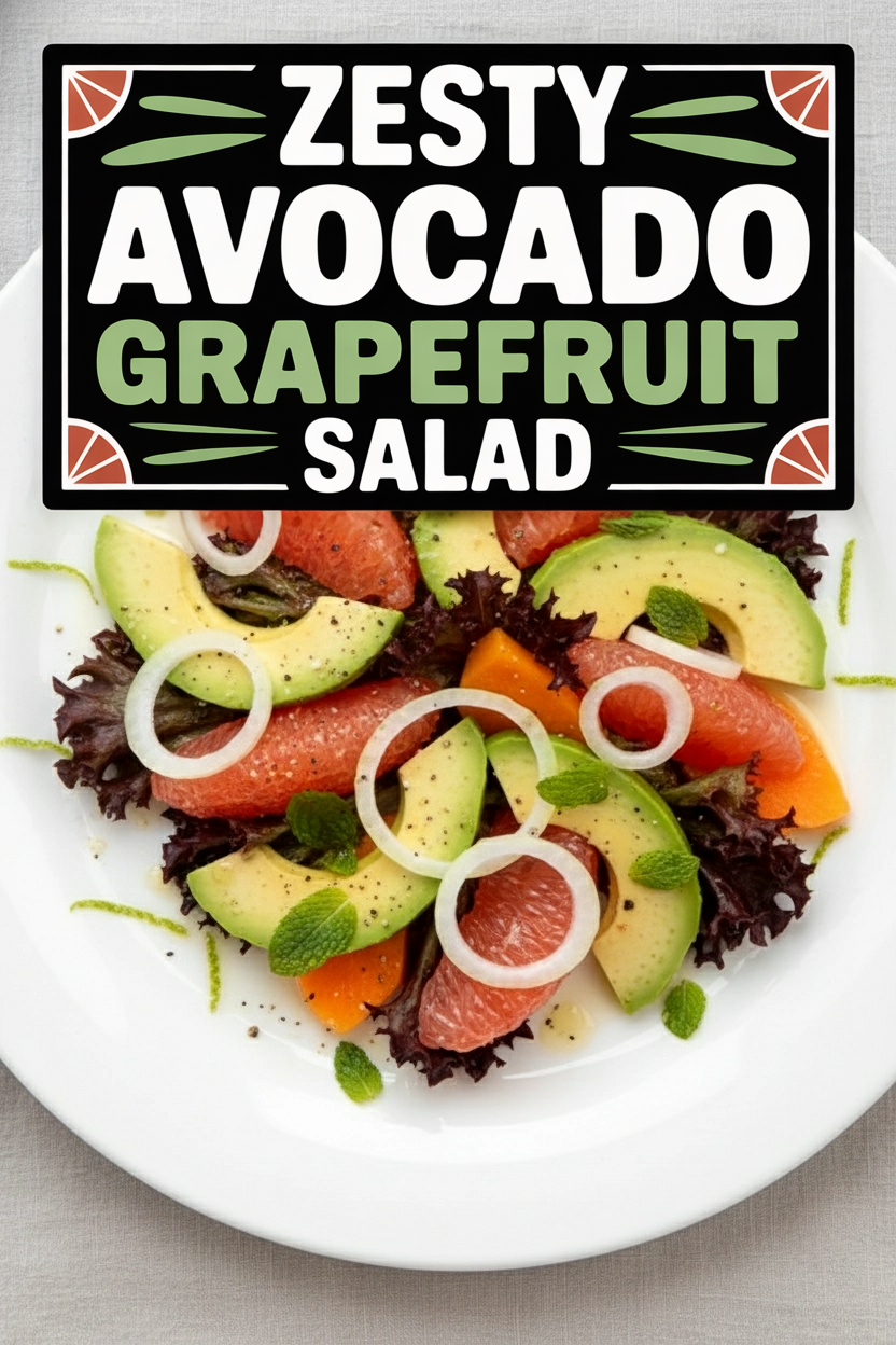 Zesty Avocado Grapefruit Salad
