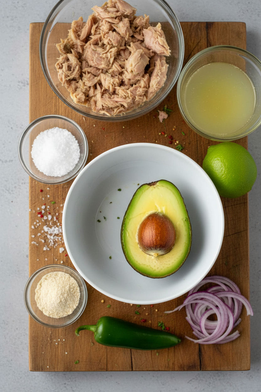 Zesty Avocado Tuna Salad in Minutes