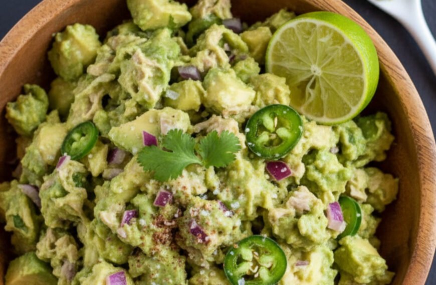 Zesty Avocado Tuna Salad in Minutes