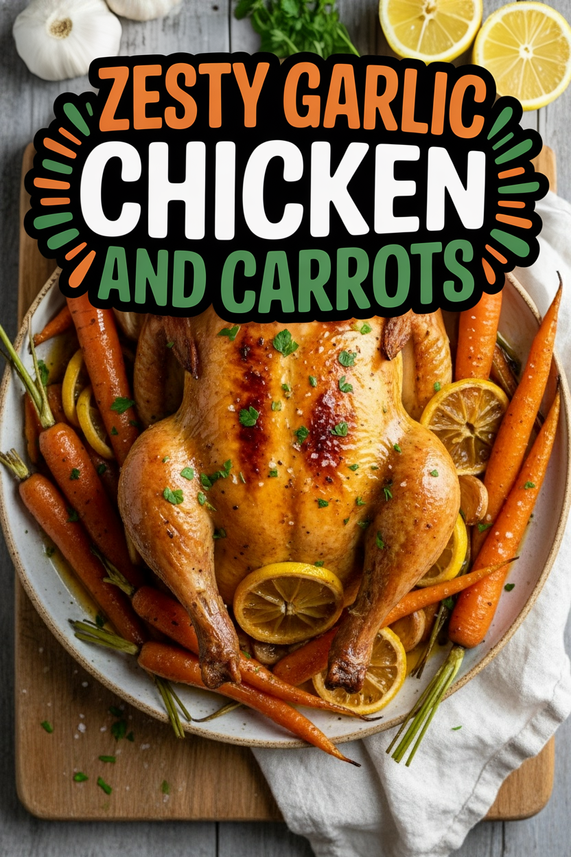 Zesty Garlic Chicken and Carrots