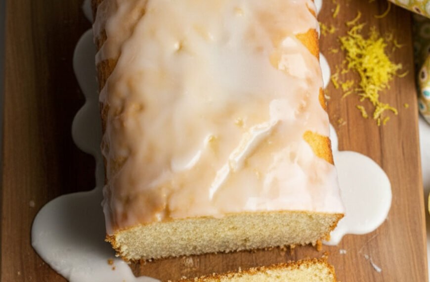 Lemon Loaf Cake with Simple Glaze