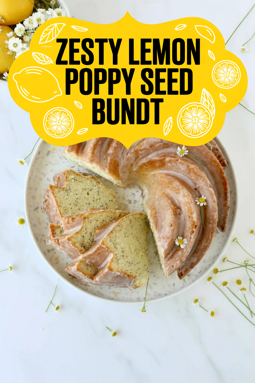 Zesty Lemon Poppy Seed Bundt