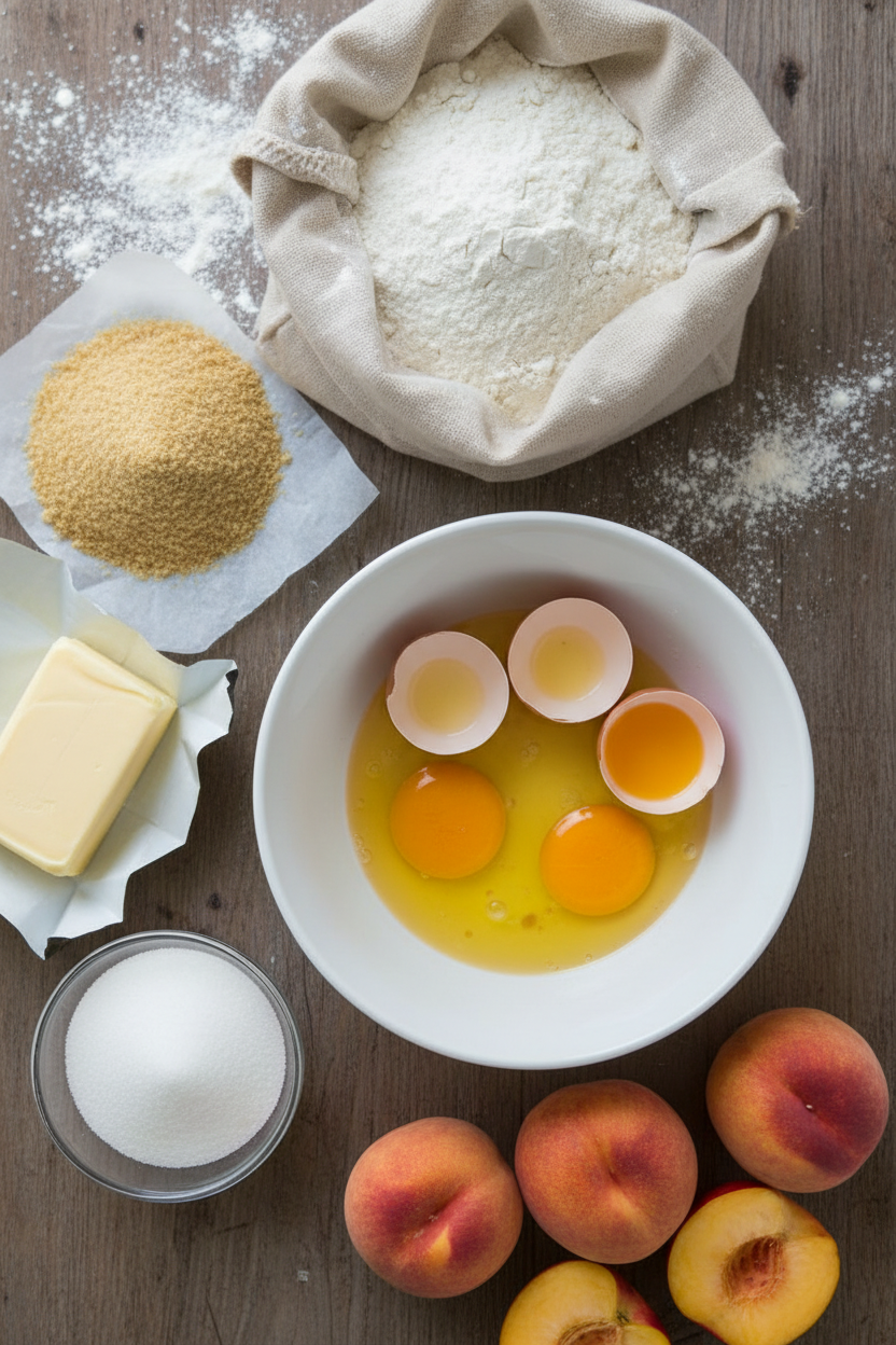 A Bakers Simple Nectarine Cake Recipe