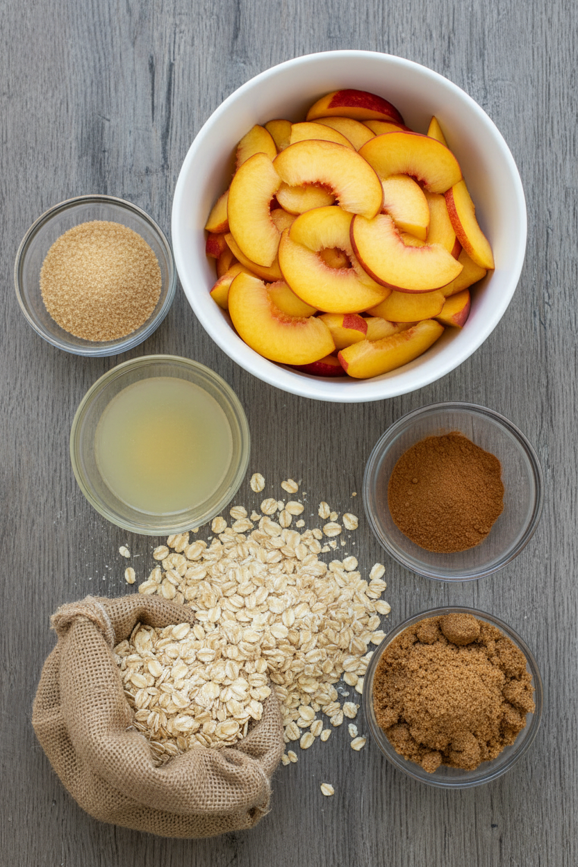 A Peach Crisp That Stays Crispy and Juicy