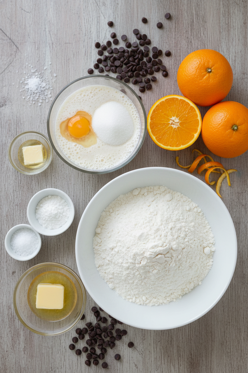 Bakery-Style Orange Chocolate Chip Muffins